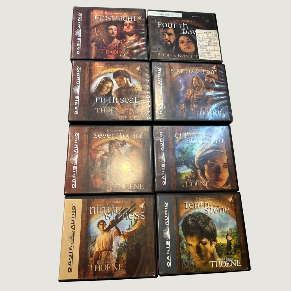 AD Chronicles Bodie Brock Thoene Audio Book Lot of 8 Oasis Audio